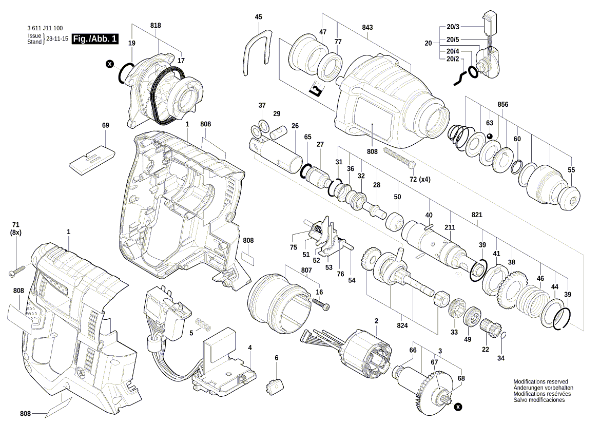 Новый подлинный Bosch 1619p15328 Ротор