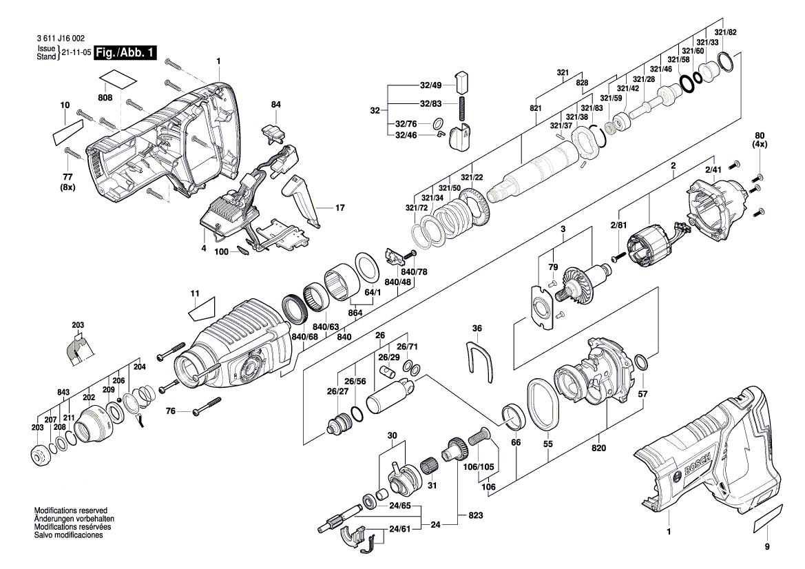 Nouveau véritable Bosch 160460102S Rague de retenue