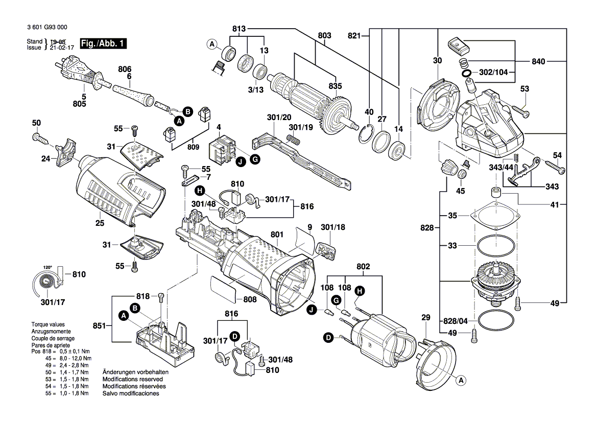 Nieuwe echte Bosch 1600A01m0m borstelbedekking