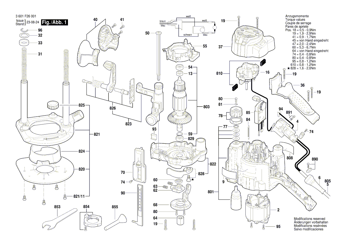 Nieuwe echte Bosch 2610991370 Gids Mouw