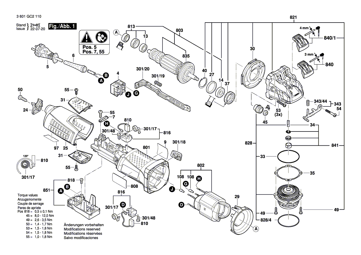 NOUVELLE Assemblage de terrain Bosch 1604220533