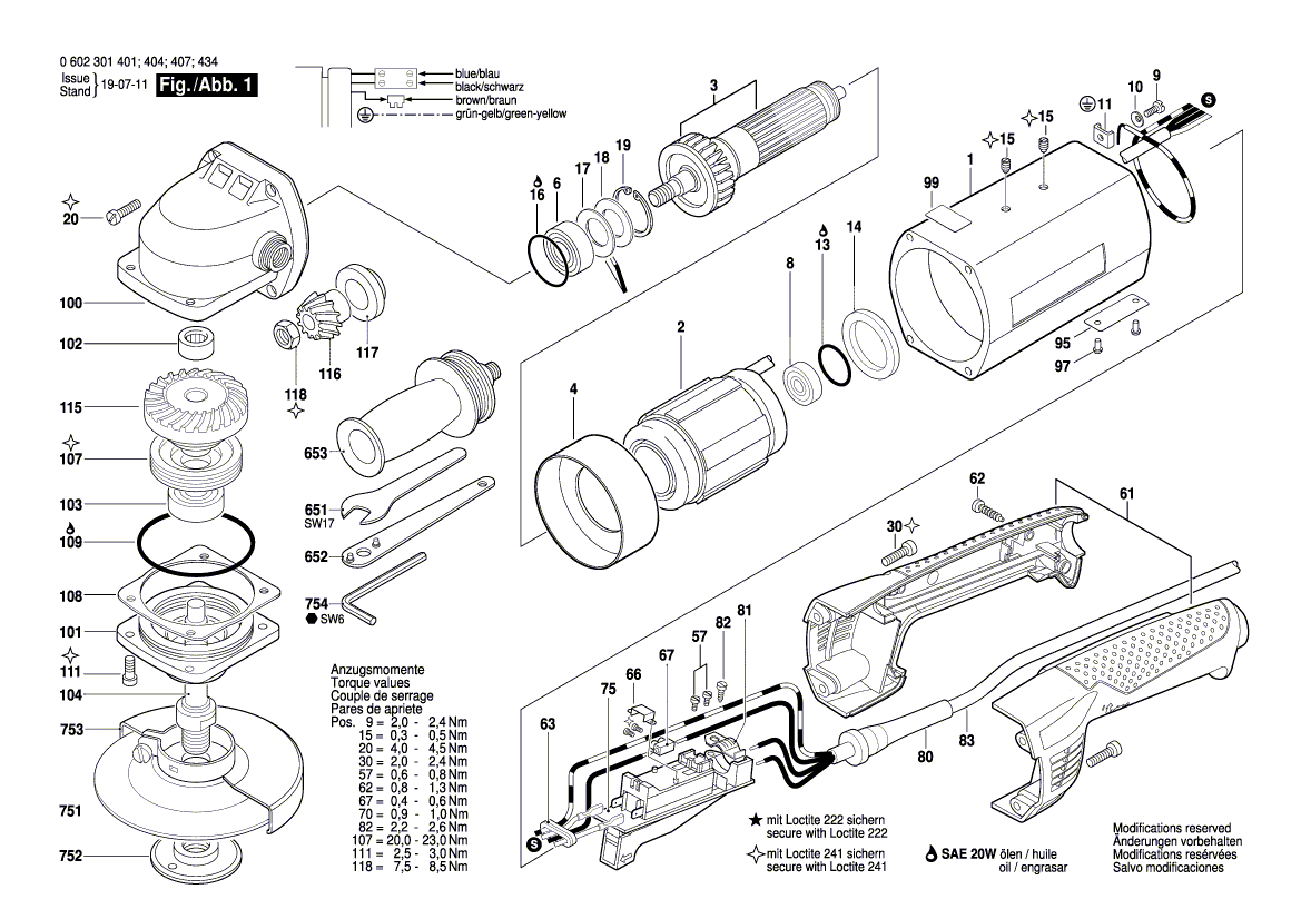 Neue echte Bosch 3603300003 Sechskantmutter