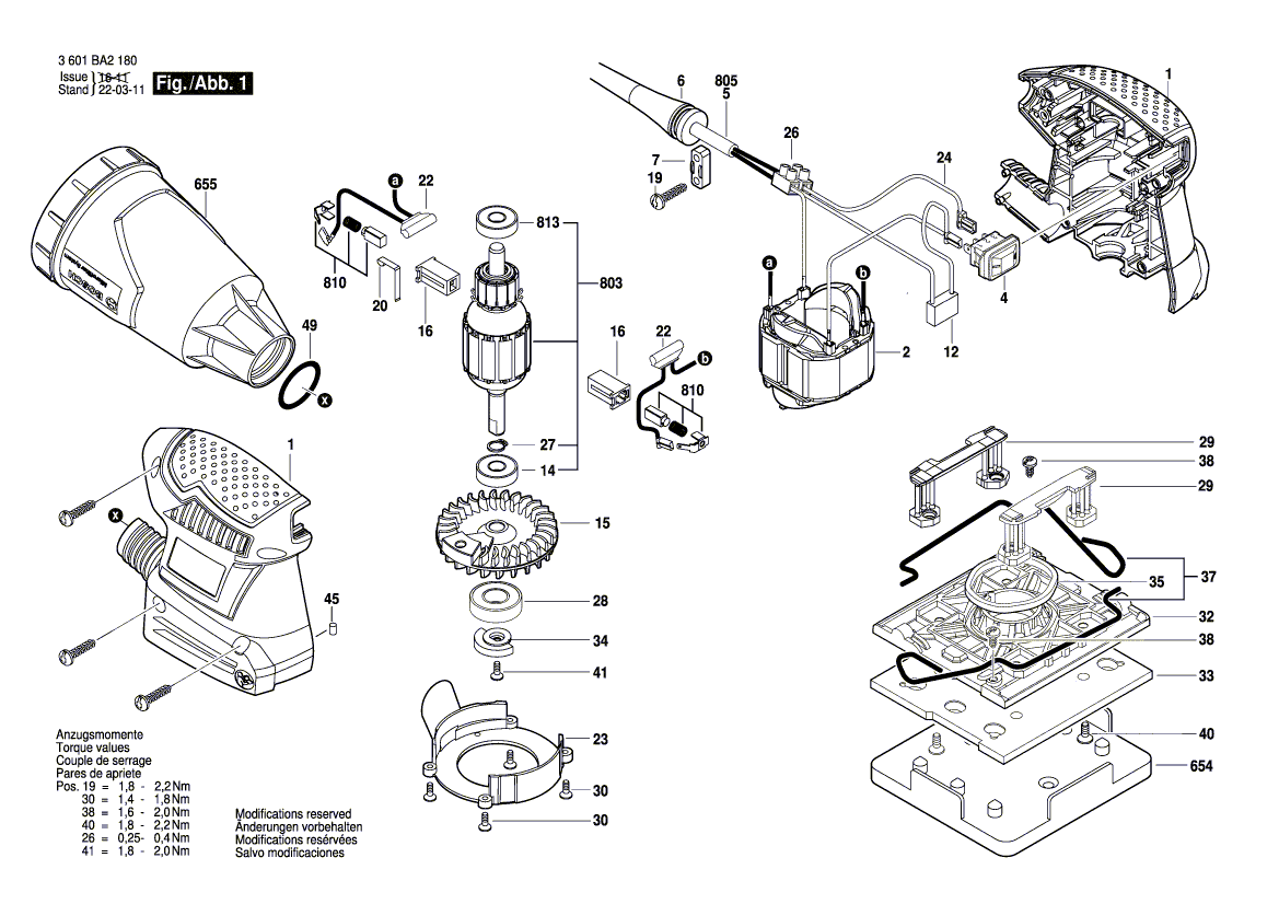 Nouveau champ de Bosch 1604220413 véritable