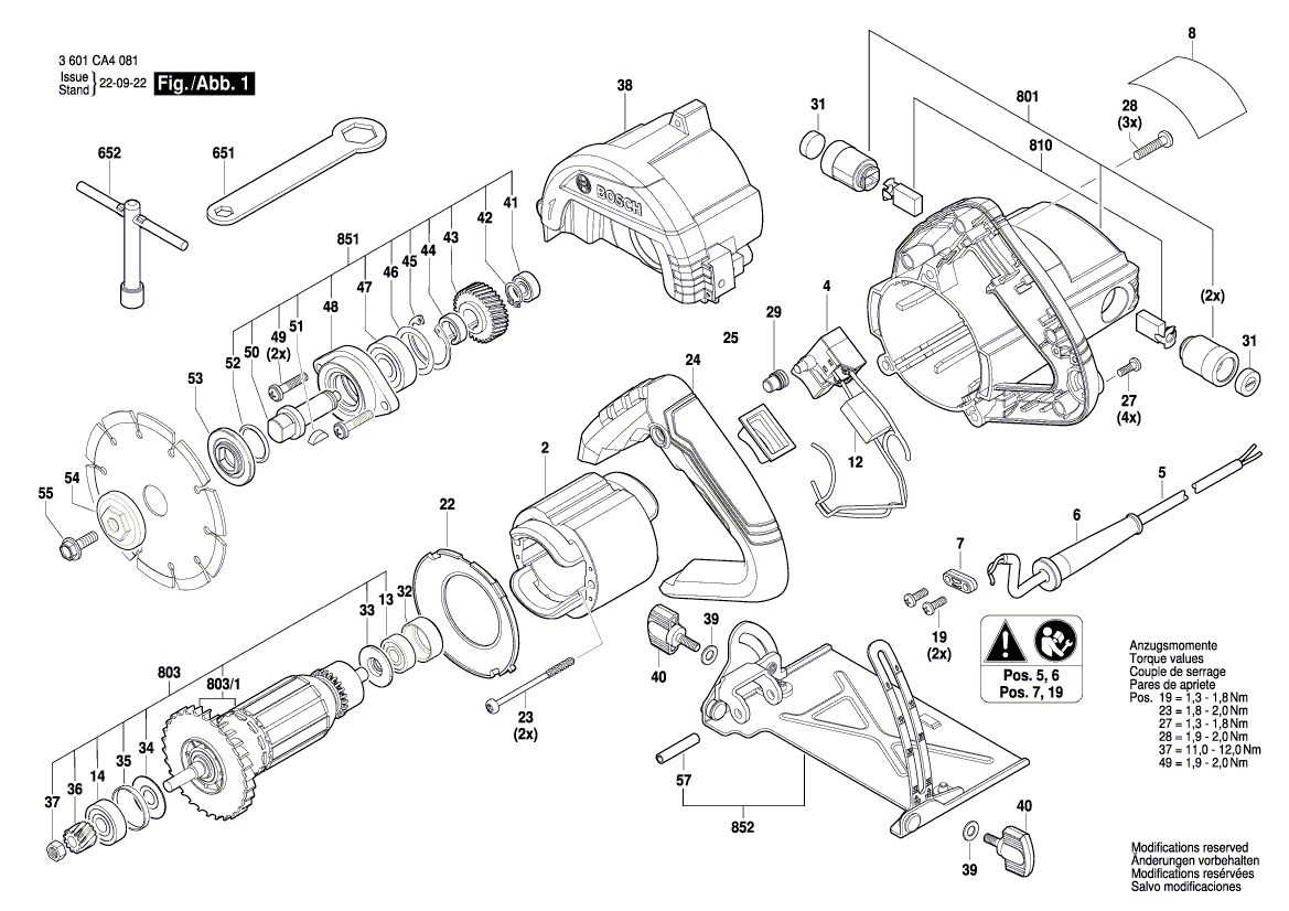 Ny ekte Bosch 1619PB8859 Armature Assembly