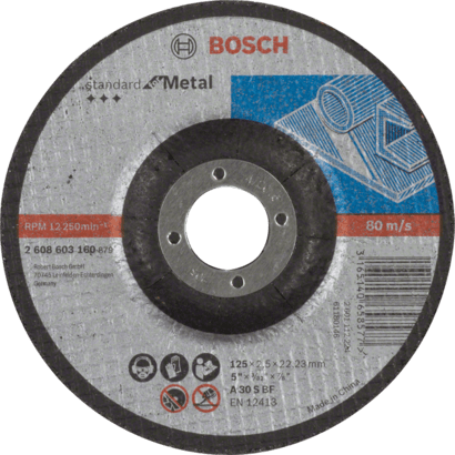 Новый подлинный Bosch 2608603160 Стандарт для металлического режущего диска для небольшого угла