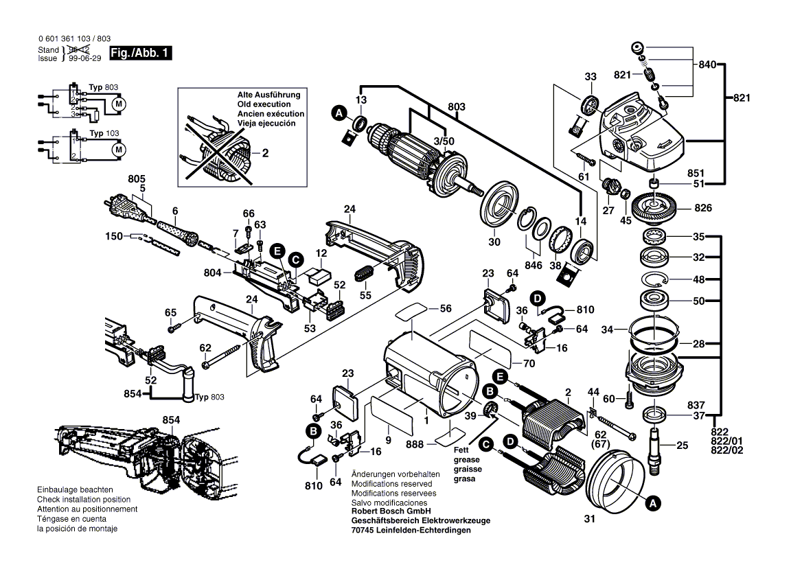 Nouveau véritable bosch 1604011155 armature