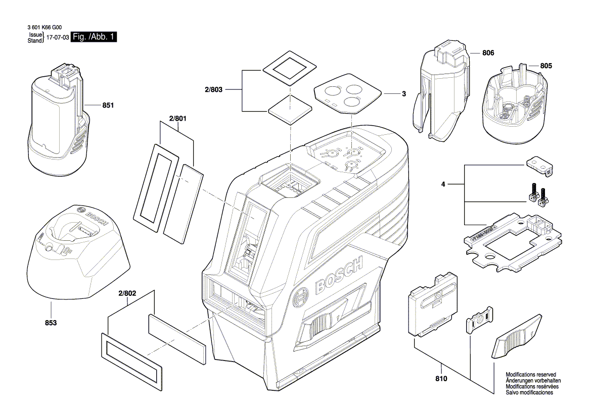 Nouvelle plaque d'adaptateur Bosch 1600A00MS2 authentique