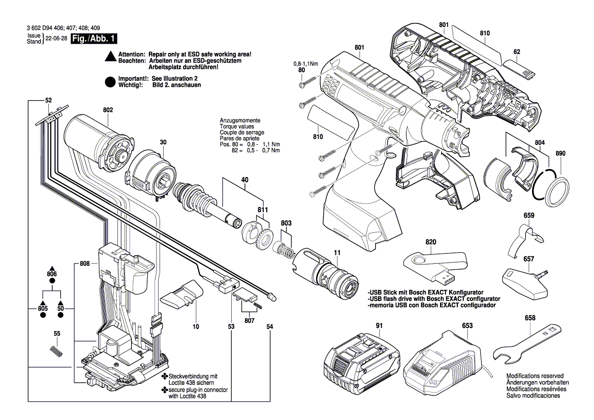 Новая подлинная линия адаптера Bosch 1607000CM0