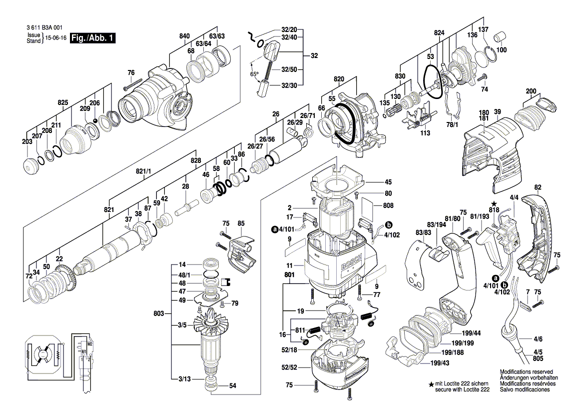 Nieuwe echte Bosch 1617000699 Impactmechanisme Huisvesting