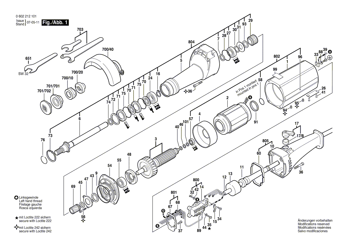 Nouveau véritable équipement cylindrique Bosch 1606302001