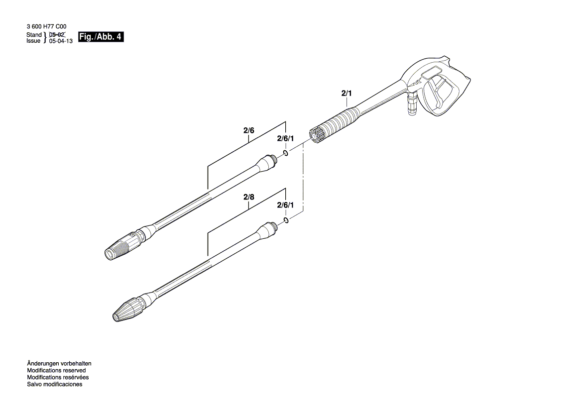 New Genuine Bosch F016F03582 Hose Holder