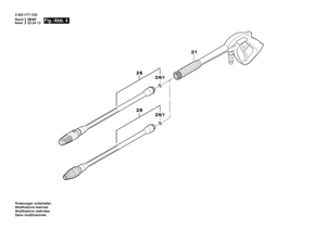 New Genuine Bosch F016F03582 Hose Holder