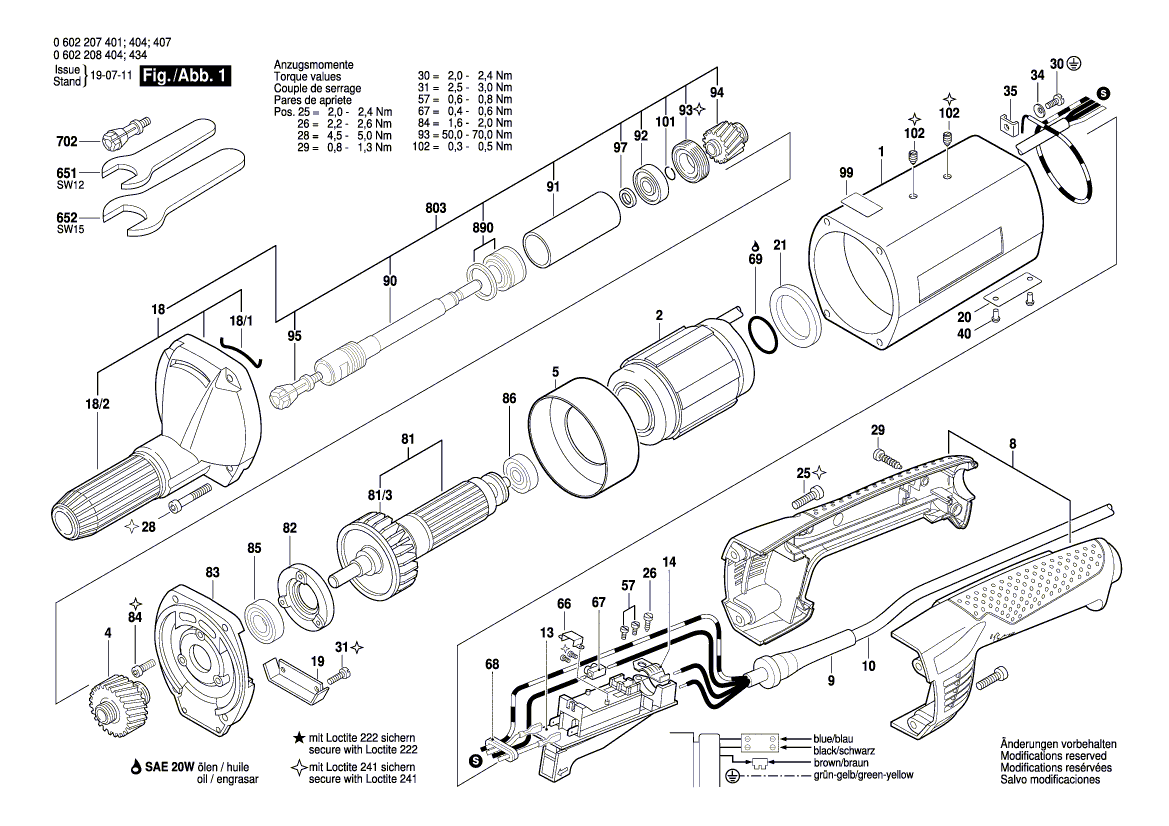 Nouveau véritable Bosch 1606330007 Équipement cylindrique