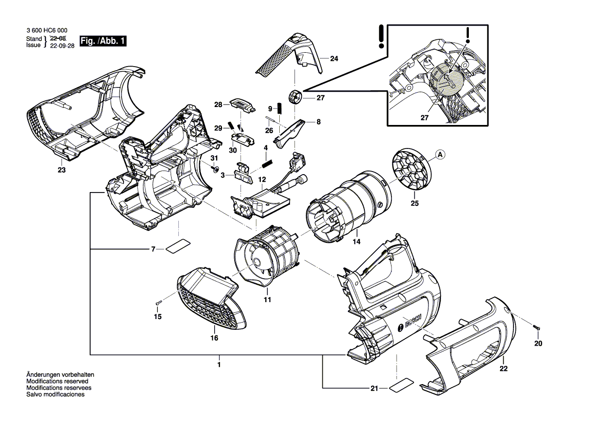 Новый подлинный корпус двигателя Bosch F016F05826