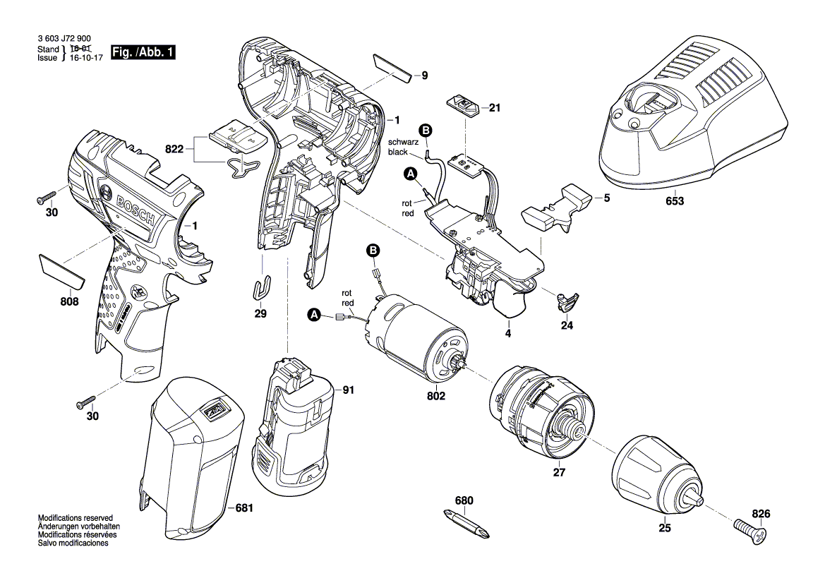 Neues Original Bosch 1600A00Y68 Getriebegehäuse 