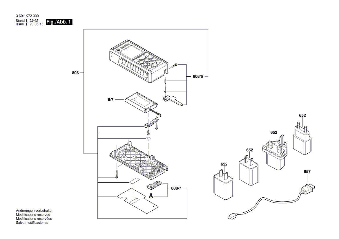 Neue echte Bosch 2609169031 Wohnungsset