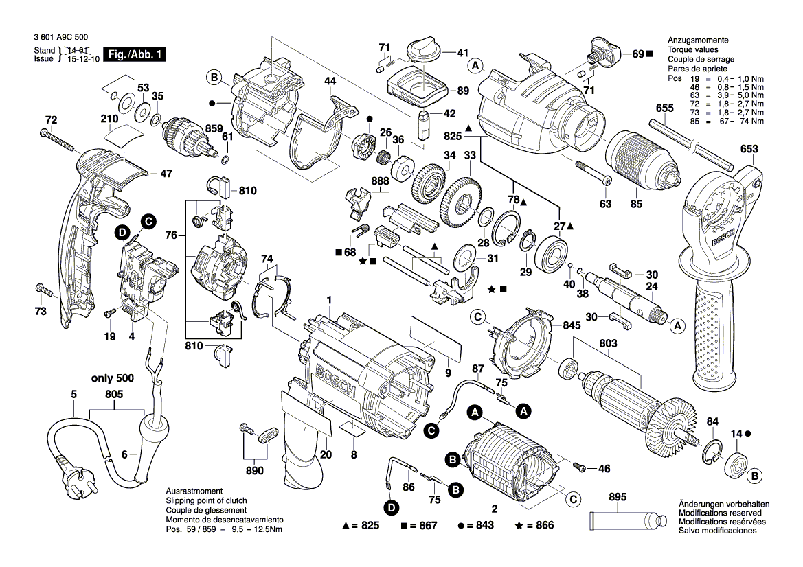 Nieuwe echte Bosch 2601115950 NAME TATTE