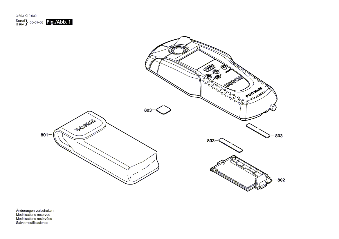 Neue echte Bosch 1609203p21 Filz