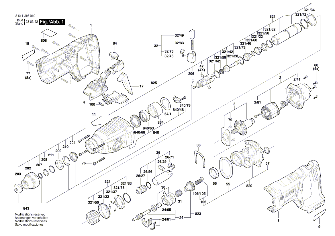 Neue Original Bosch 1607000C5N Getriebegehäuse 