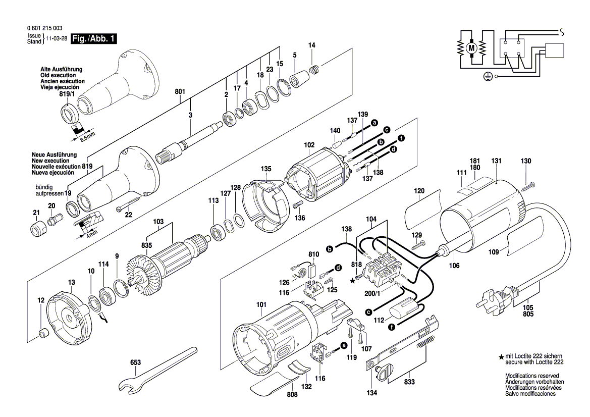 Новая подлинная Bosch 3603342009 Круглая гайка