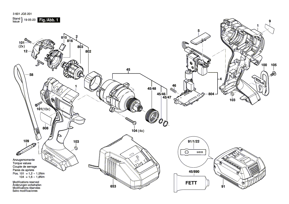 Neues Original Bosch 1600A01E10 Gehäuse 