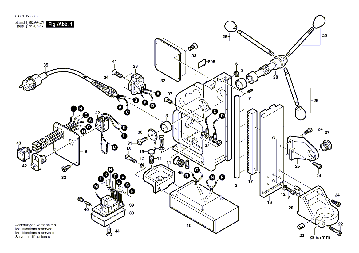 Neue echte Bosch 2915011006 Sechskantmutter