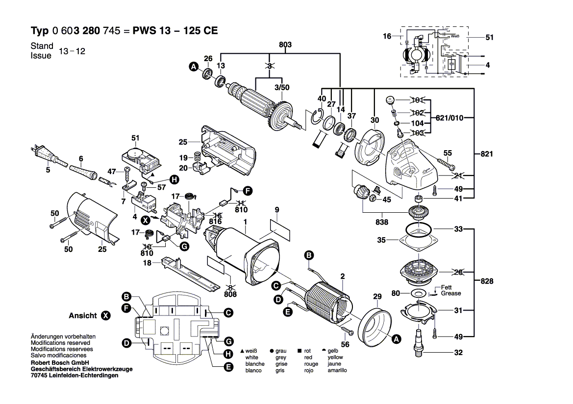 Ny ekte Bosch 1605108169 Motorhus