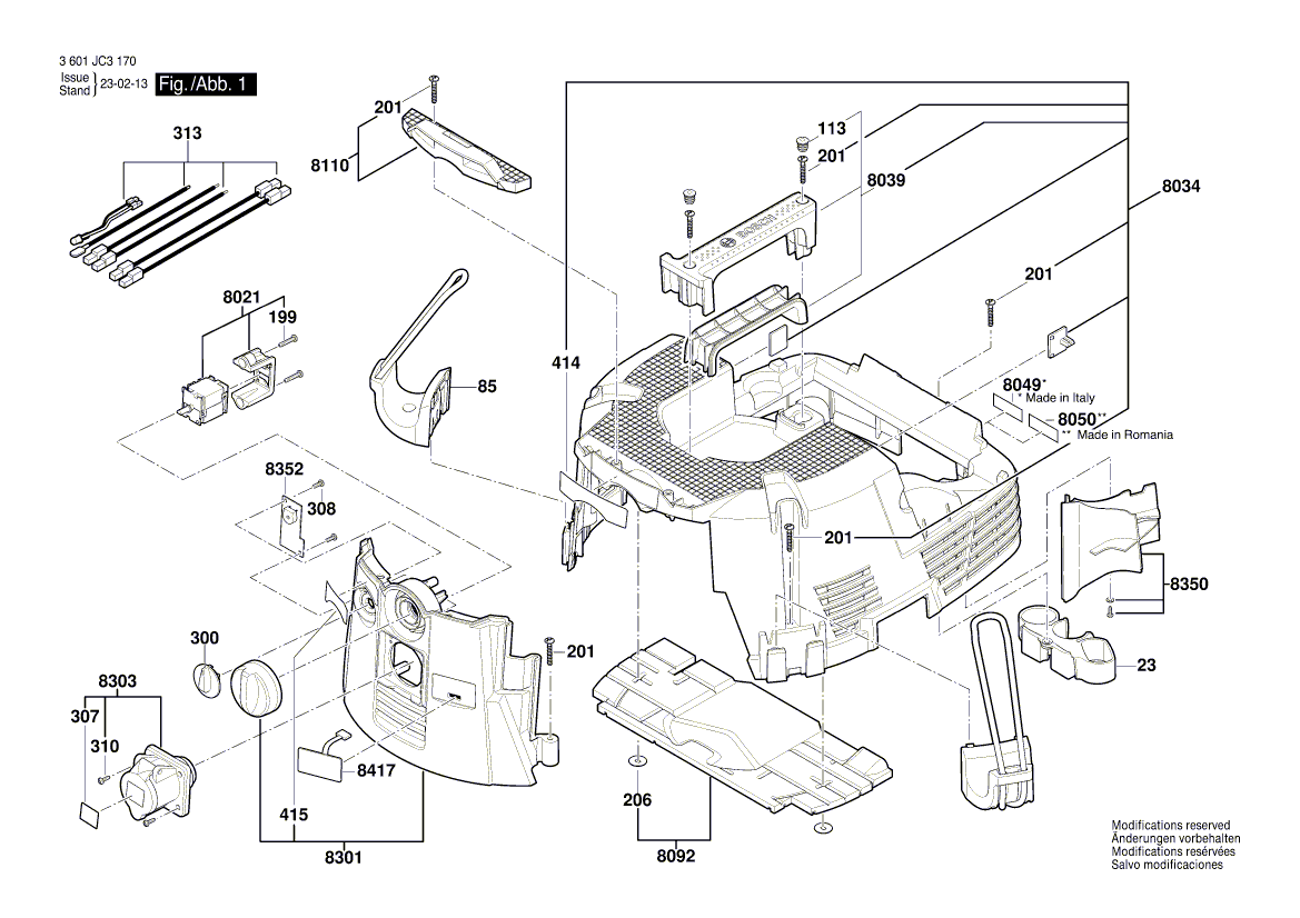 Neues echtes Bosch 2609200553 Hauptkabel