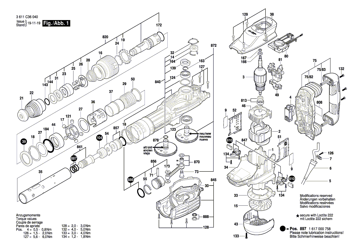 Neue originale Bosch 1610415003 Faltenbalg 