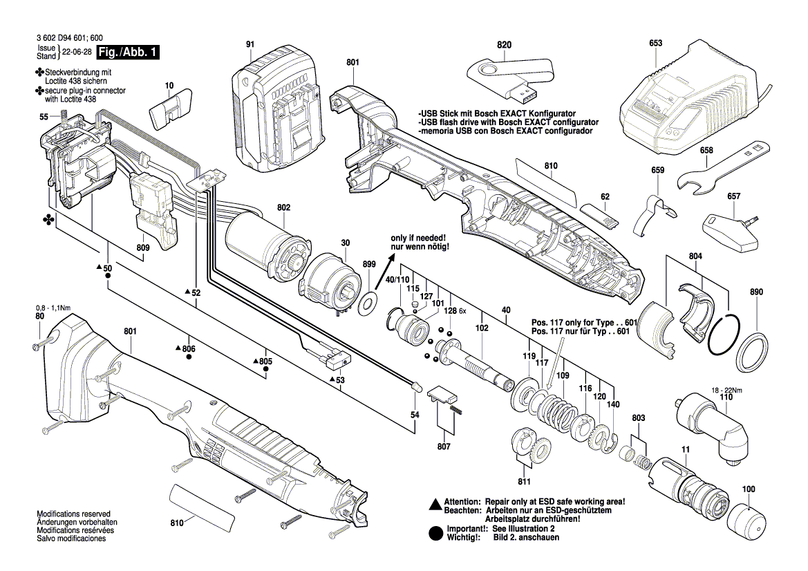 Новая подлинная линия адаптера Bosch 1607000CM1