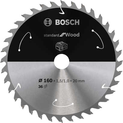 New Genuine Bosch 2608837677 Standard for Wood Circular Saw Blade For Cordless