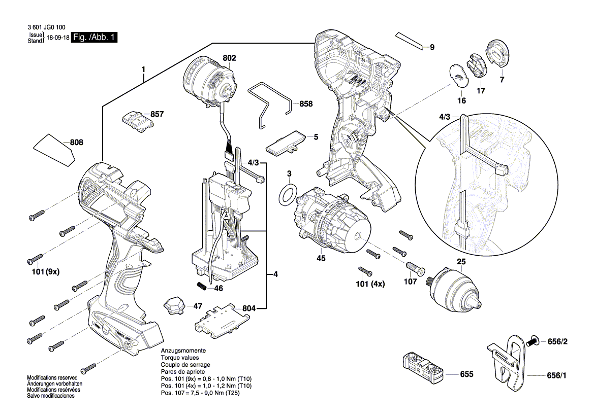 Neues originales Bosch 1600A00M51 Gehäuse 