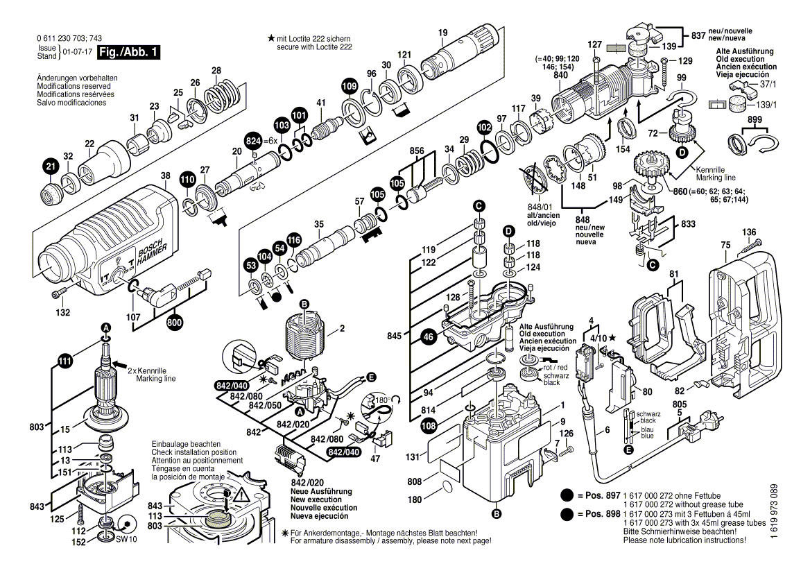 Новый подлинный Bosch 1610283028 Уплотнение губ с валом вала.