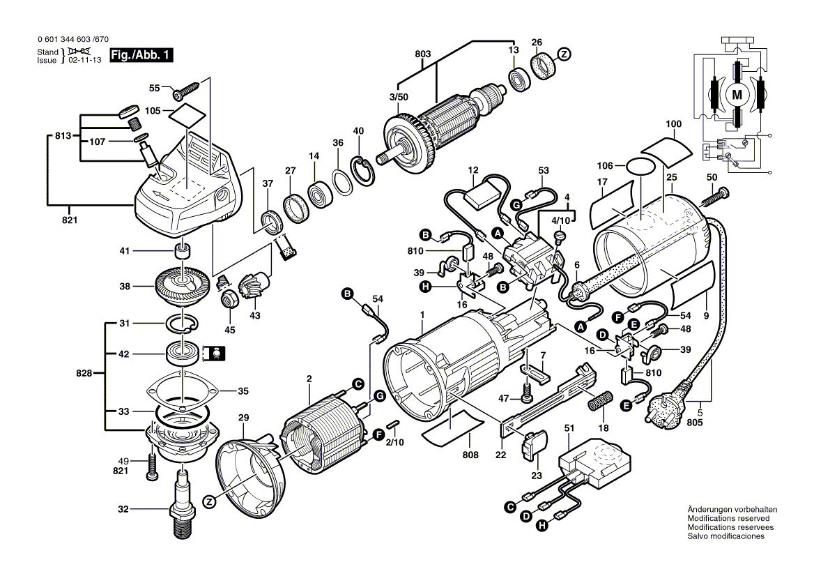 Ny ekte Bosch 1600A003G4 børsteholder