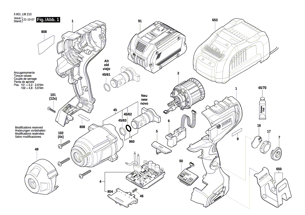 Ny ekte Bosch 160111C3X4 Produsentens typeskilt