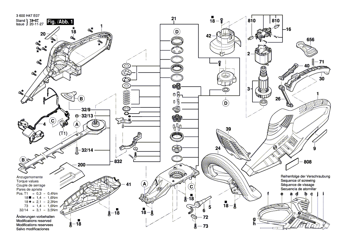 Nieuwe echte Bosch 160111a6ga -naamplaatje