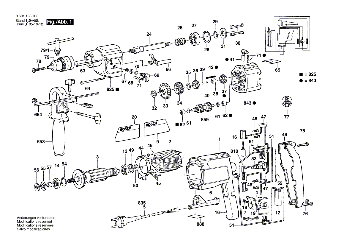 Ny ekte Bosch 2604448016 tilkoblingskabel