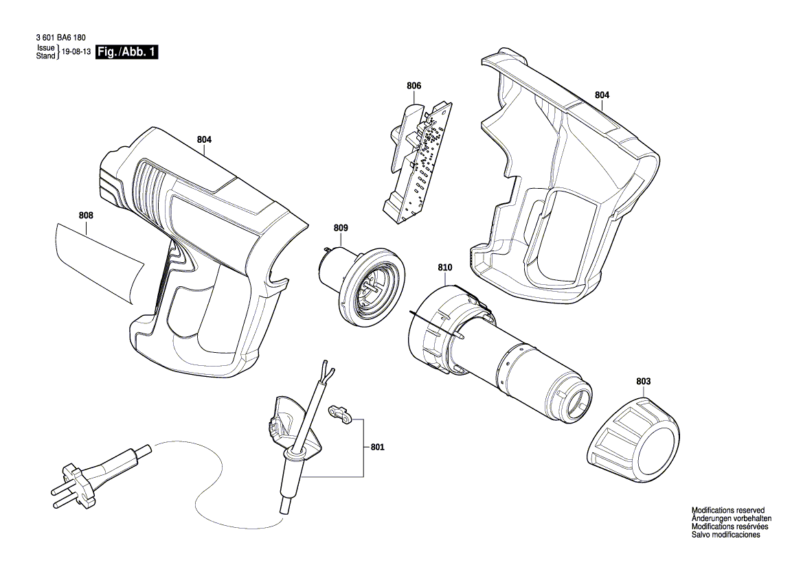 Nieuwe echte Bosch 1607000D8K -huisvesting