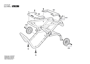 New Genuine Bosch 1619P05753 Plate