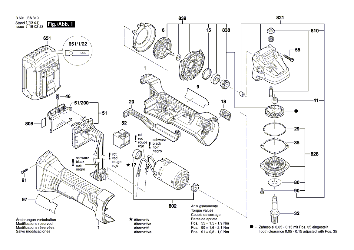 Nouveau véritable Bosch 1601106053 Plaque signalétique