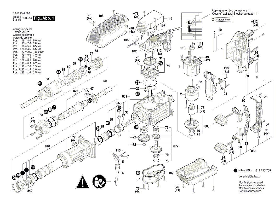 Neue echte Bosch 1619p16827 Cover