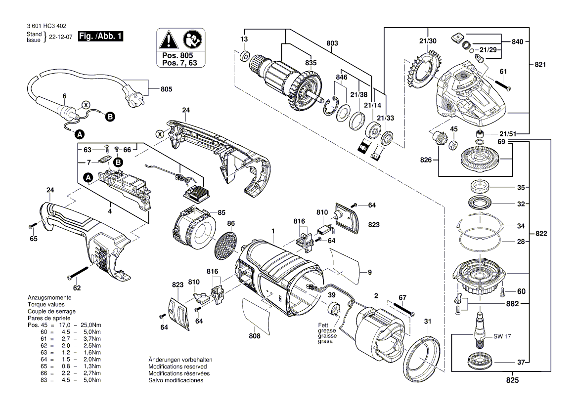 Ny ekte Bosch 160111AA07 Navneskilt