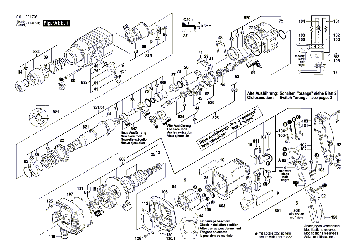 Nieuwe echte Bosch 1615190044 Fan Housing