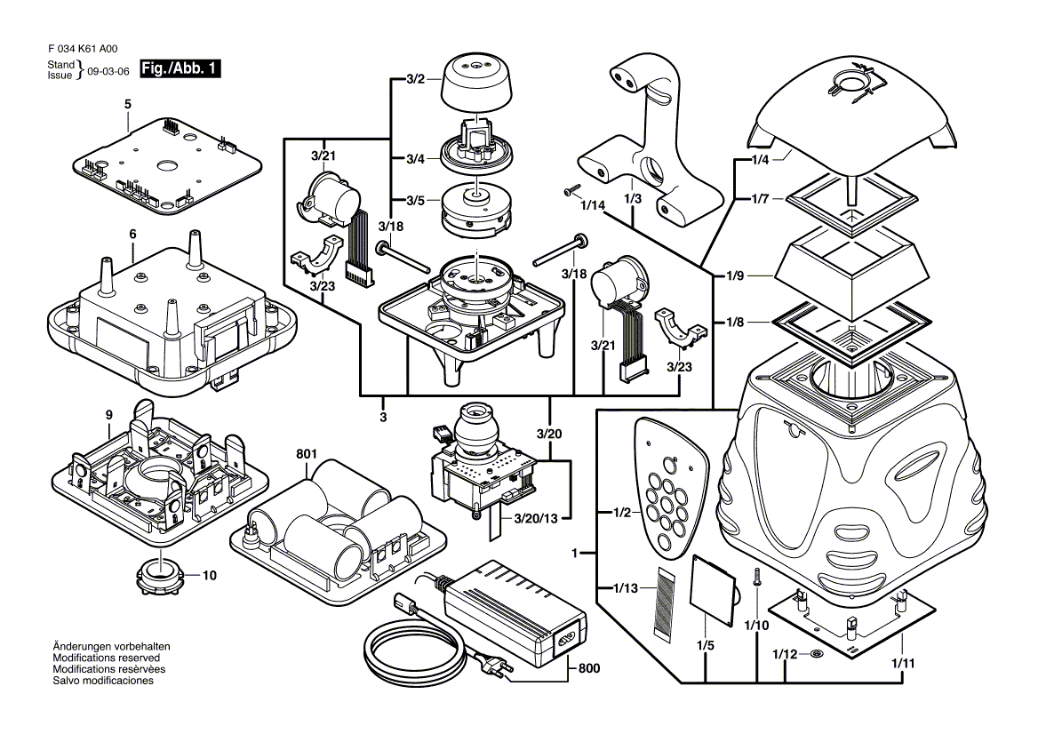 Новое подлинное Bosch 2610A07737 Housing