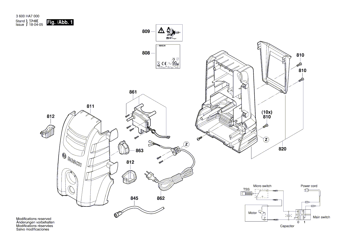 Neue echte Bosch F016F04445 Getriebekasten