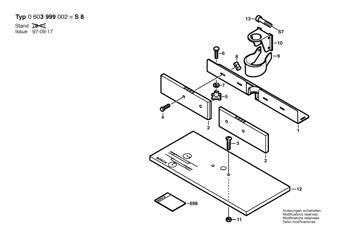 Nieuwe echte Bosch 1605510129 Suspension Loop