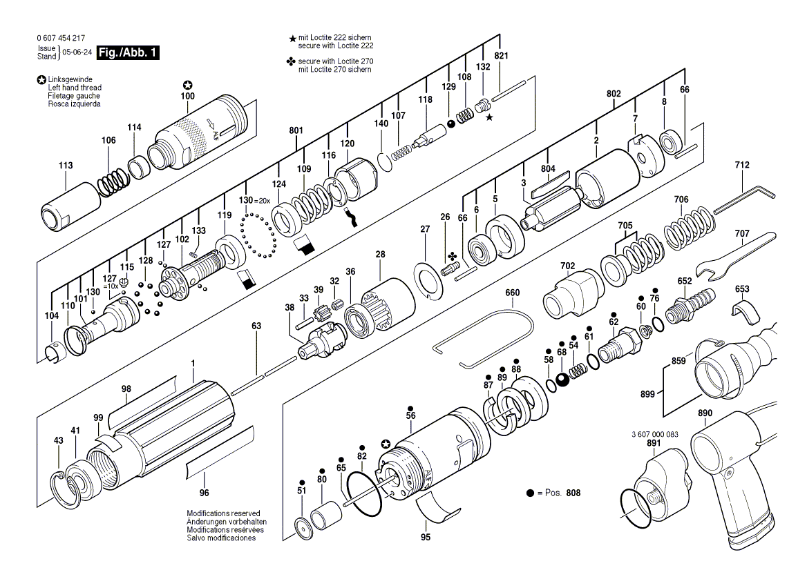 Новый подлинный Bosch 3607031426 Сборка обслуживающих частей