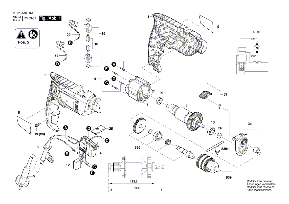 Neue echte Bosch 1619pc0352 Rillenkugellager