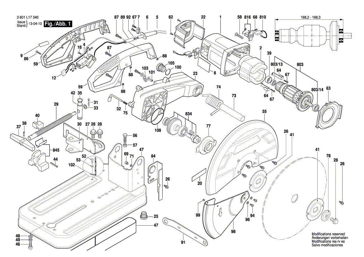 Neues echtes Bosch 1609b03545 Etikett