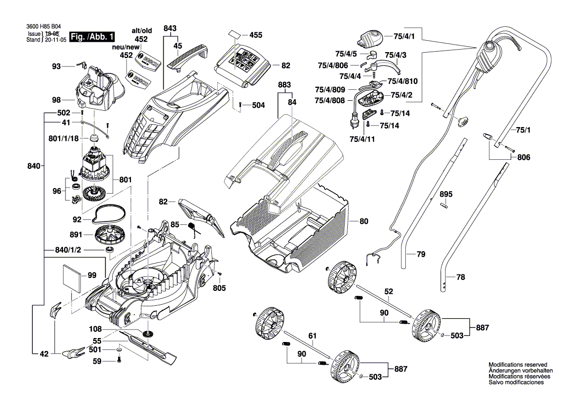 Nouvelle véritable roue Bosch 1600A00J3Y